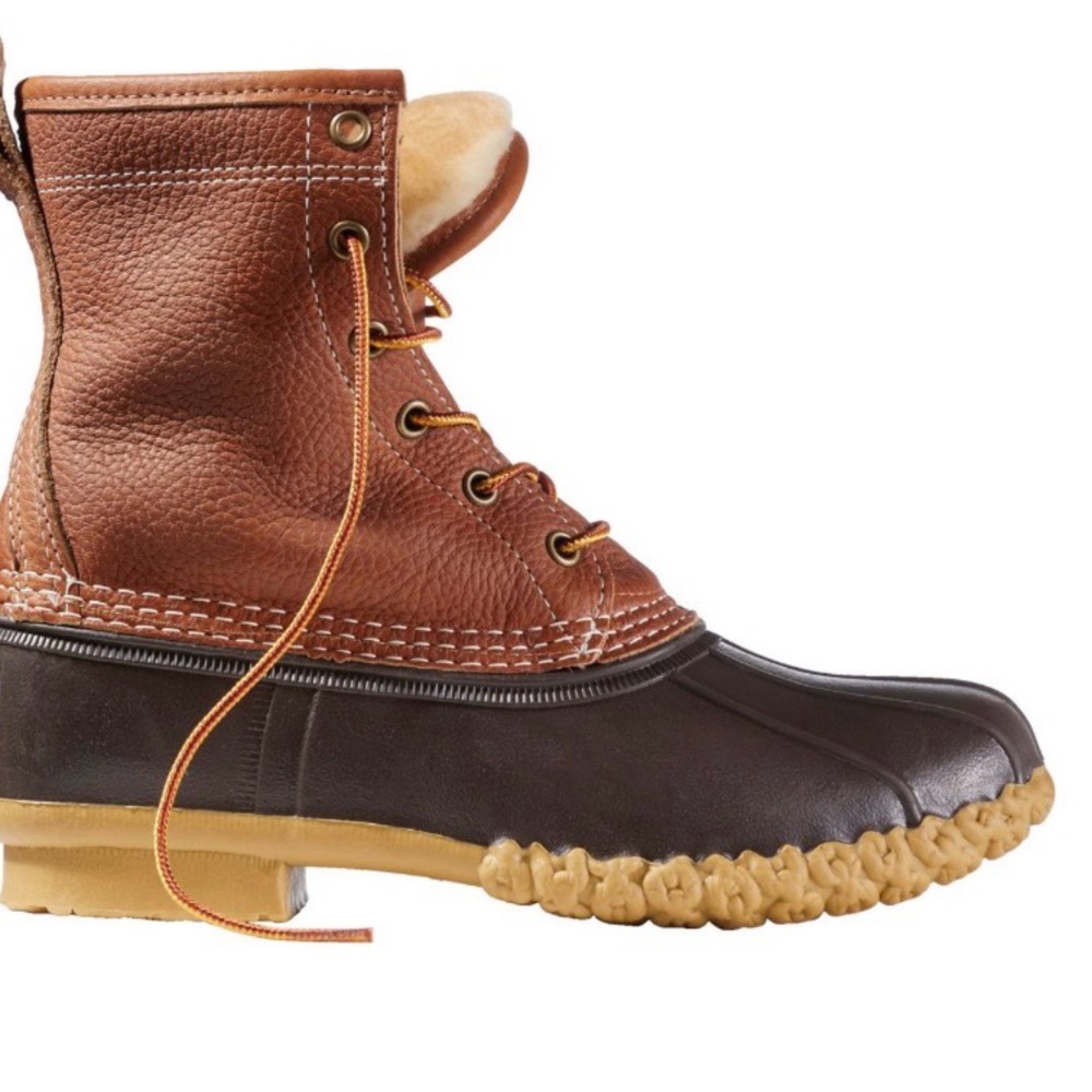 L.L. Bean Tan and Brown Boots